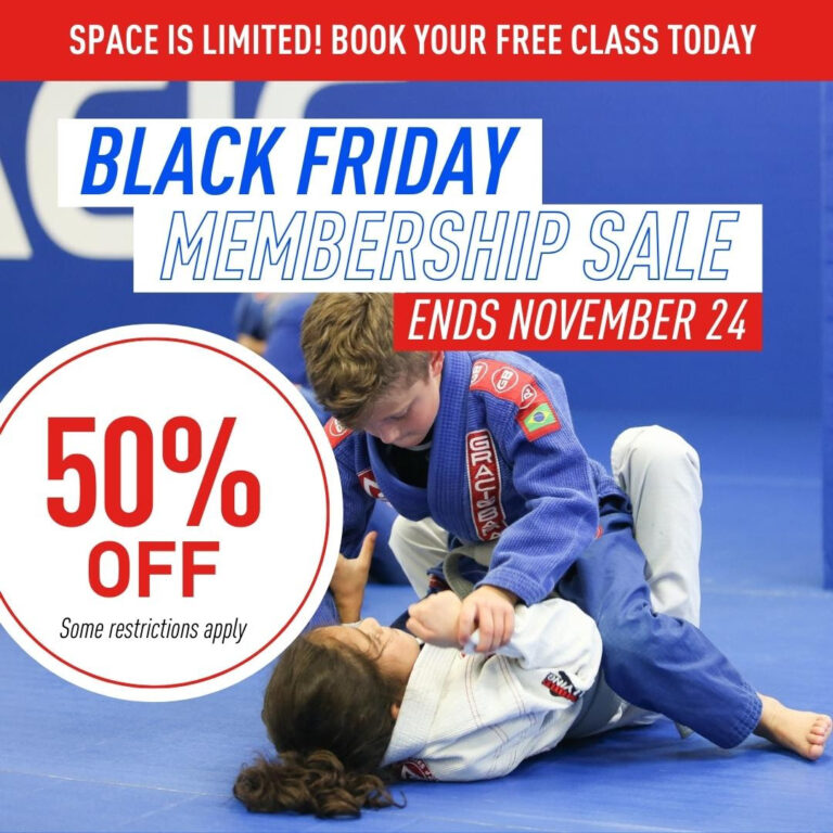 Black Friday Sale & Exciting News from Gracie Barra Ottawa East!